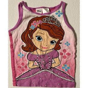 Disney Junior Sofia The First Tank Top Shirt Girls Size 6